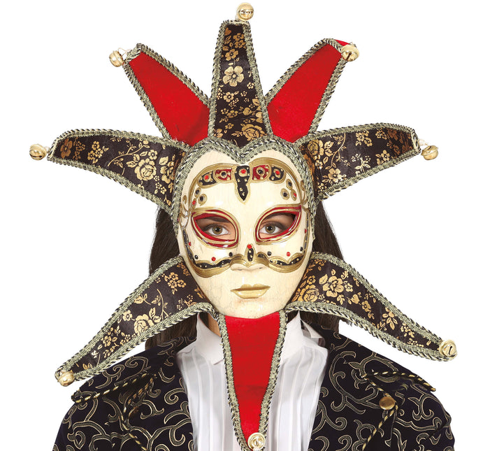 Maschera rossa delle dame veneziane