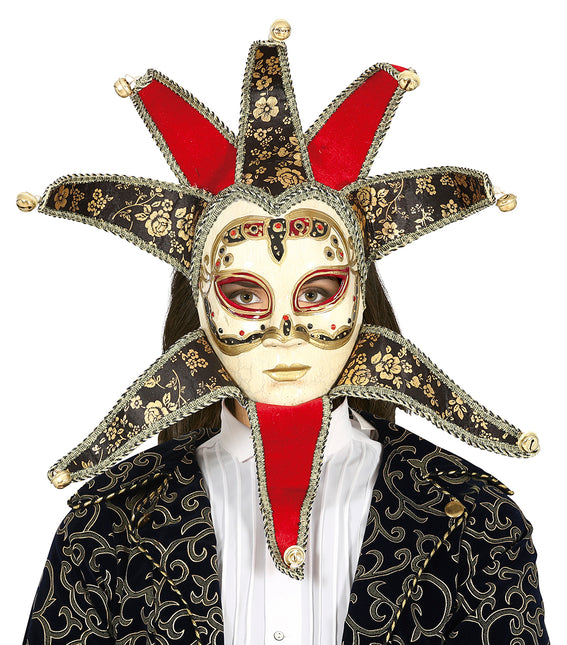 Maschera rossa delle dame veneziane