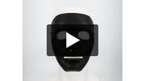 Maschera mimo Teatro nero