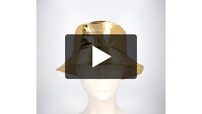 Cappello a secchiello Glimmer oro
