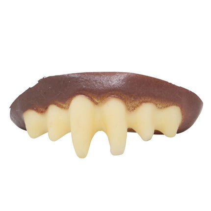 Denti da vampiro di Halloween gialli