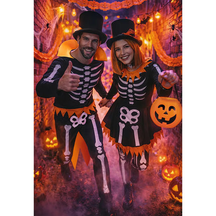Costume da adulto "Groovy skeleton"