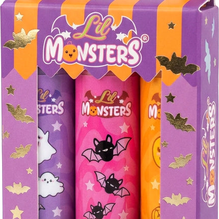 Lucidalabbra di Halloween per bambini, confezione da 3