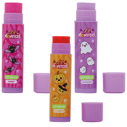 Lucidalabbra di Halloween per bambini, confezione da 3