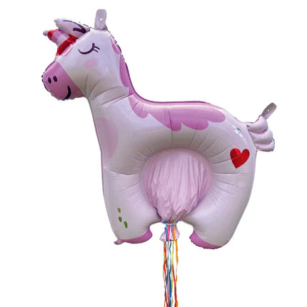 Pinata gonfiabile a forma di unicorno da 1 m