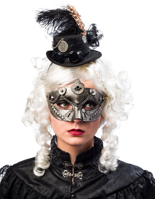 Cerchietto Steampunk nero