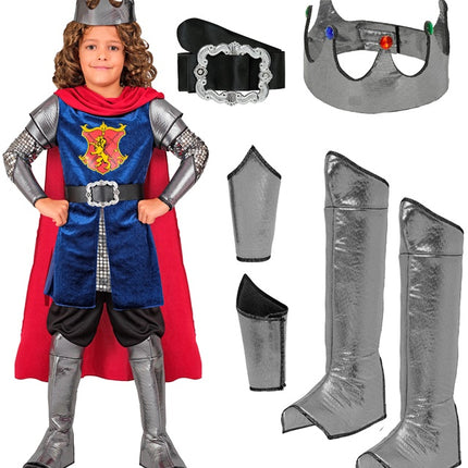 Costume da Re Blu Rosso