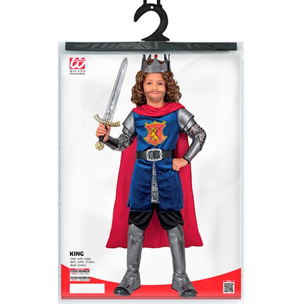 Costume da Re Blu Rosso