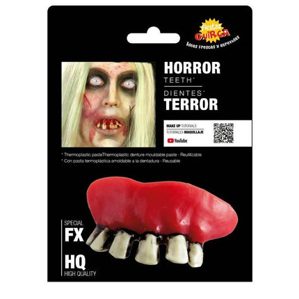 Denti da zombie di Halloween