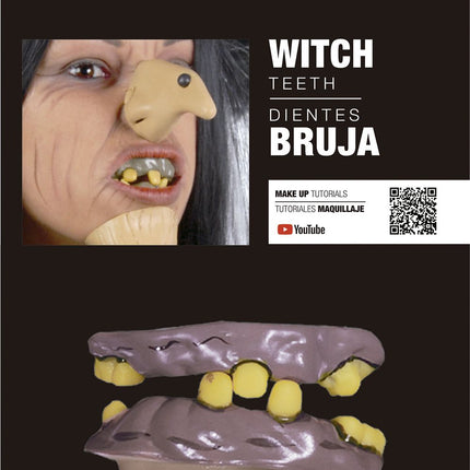 Denti di strega di Halloween
