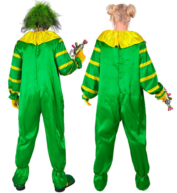 Clown horror spaziale verde giallo