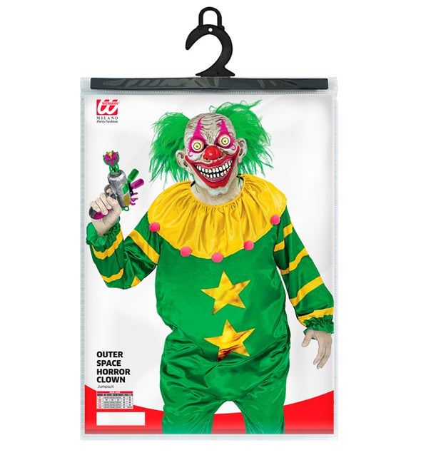 Clown horror spaziale verde giallo