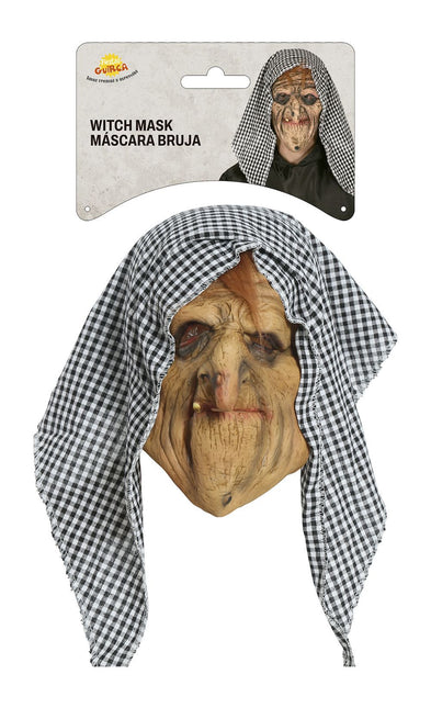Cappello con maschera da strega di Halloween