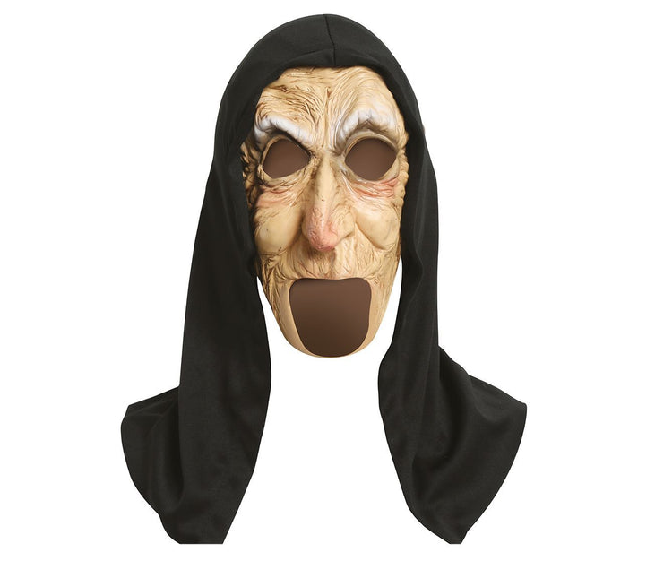 Maschera da vecchia signora per Halloween