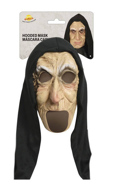 Maschera da vecchia signora per Halloween