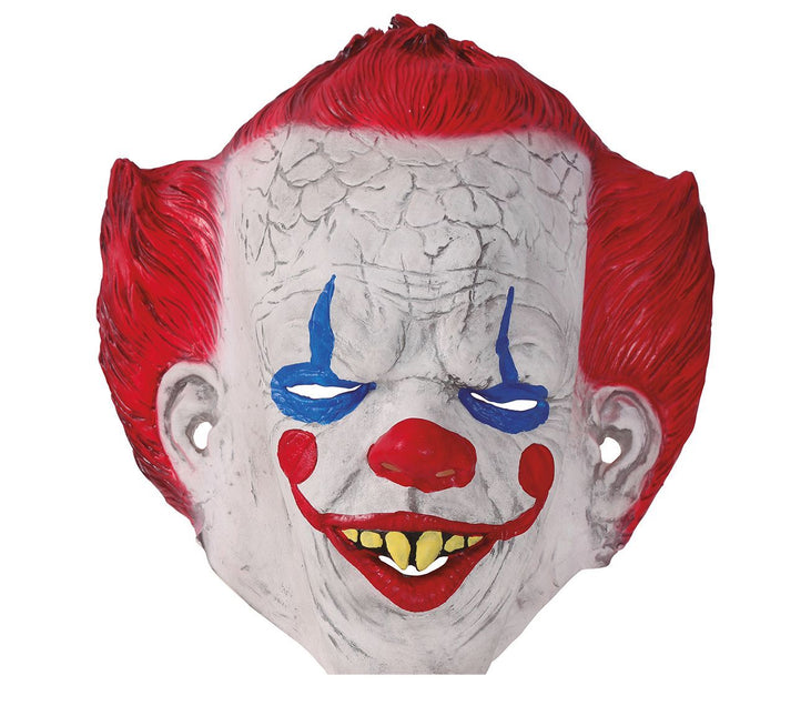 Maschera di Halloween Clown Capelli Rossi