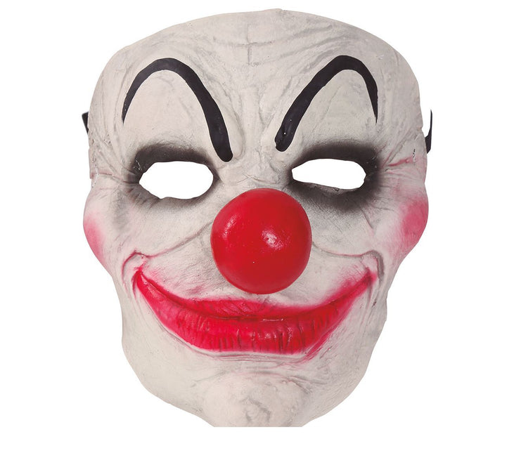 Mezza maschera da clown per Halloween