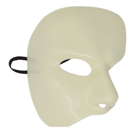 Maschera di Halloween mezza bianca