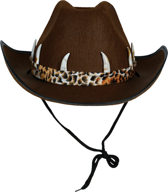 Cappello da cowboy australiano marrone, adulto