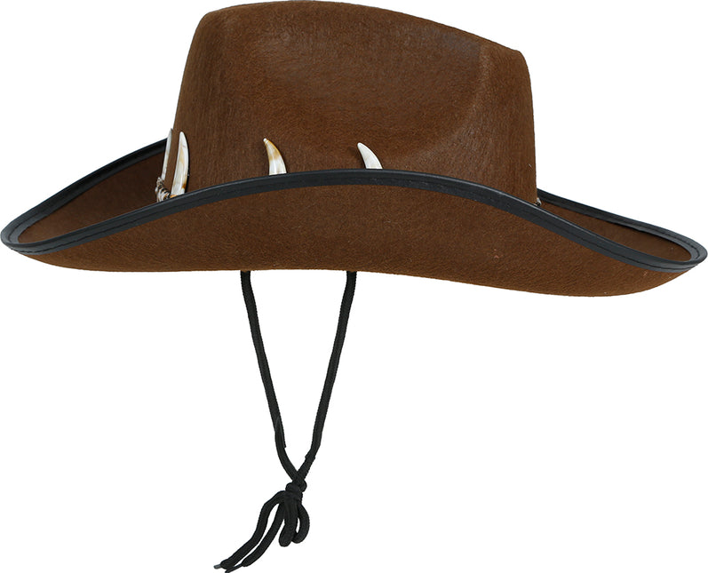Cappello da cowboy australiano marrone, adulto