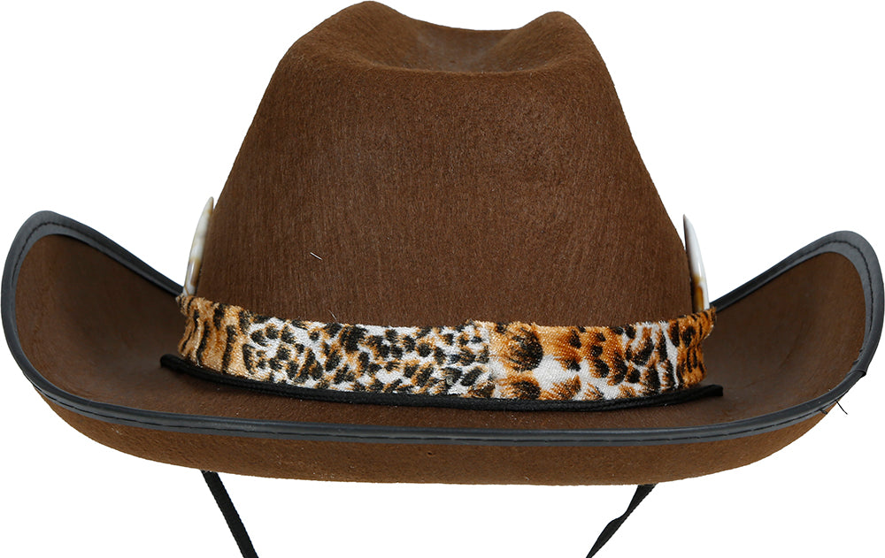 Cappello da cowboy australiano marrone, adulto