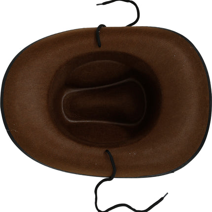Cappello da cowboy australiano marrone, adulto
