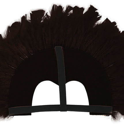 Copricapo di piume nero