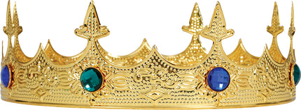 Corona medievale in oro metallizzato