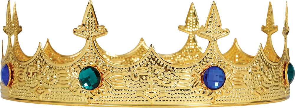 Corona medievale in oro metallizzato