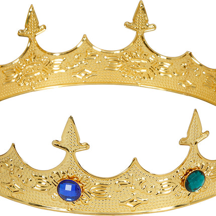 Corona medievale in oro metallizzato