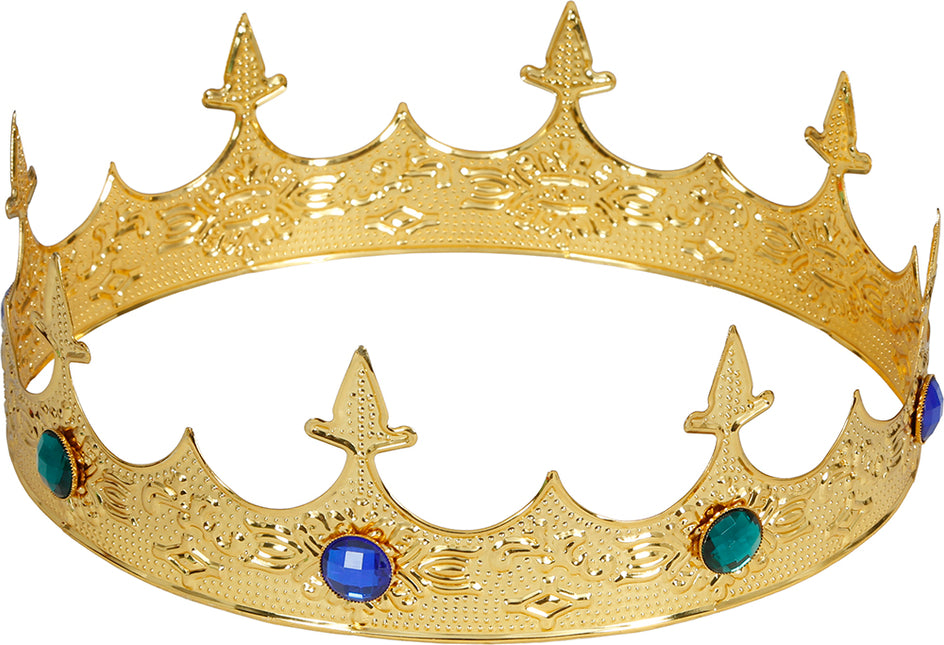 Corona medievale in oro metallizzato