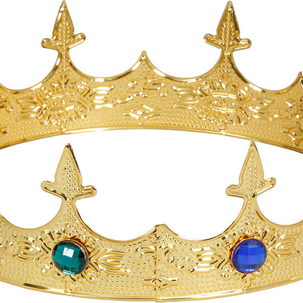Corona medievale in oro metallizzato