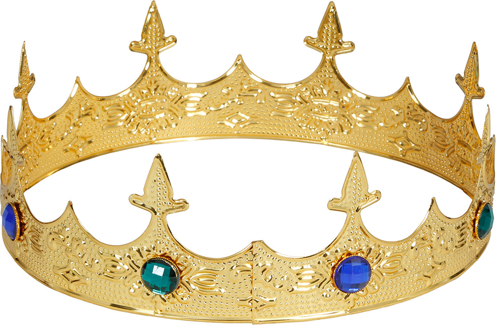 Corona medievale in oro metallizzato