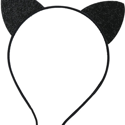Cerchietto per capelli gatto argento