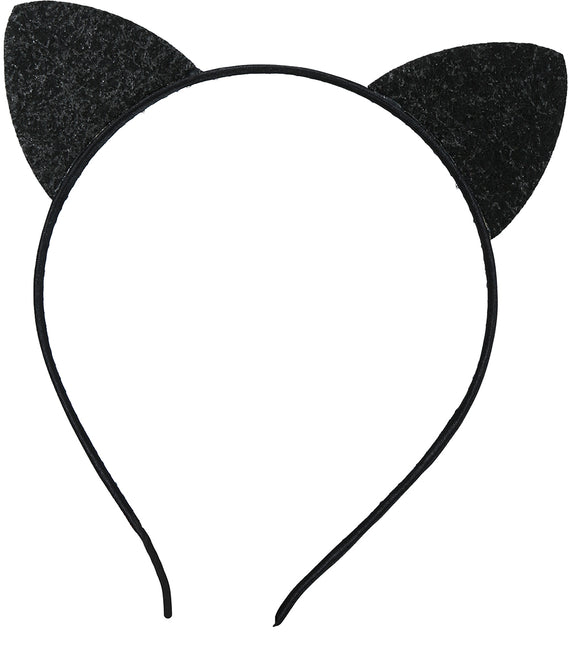 Cerchietto per capelli gatto argento
