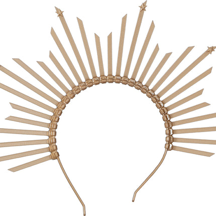 Cerchietto d'oro con aureola