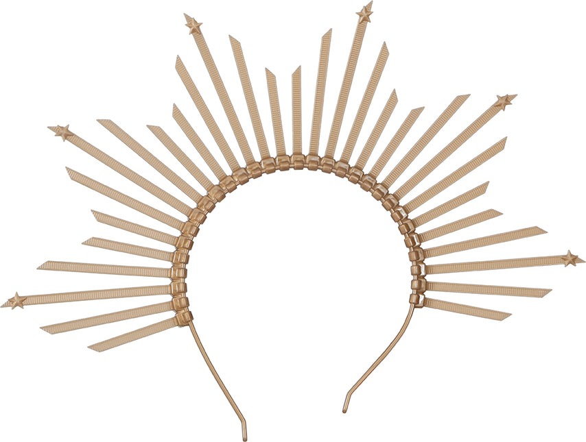 Cerchietto d'oro con aureola