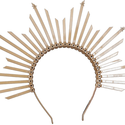 Cerchietto d'oro con aureola