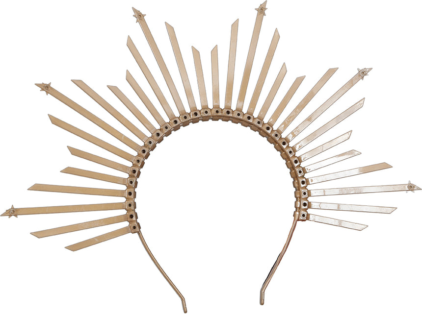 Cerchietto d'oro con aureola