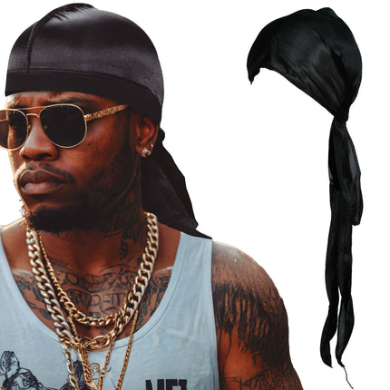 Bandana nera in poliestere