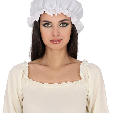 Donne con cappuccio bianco