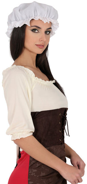 Donne con cappuccio bianco