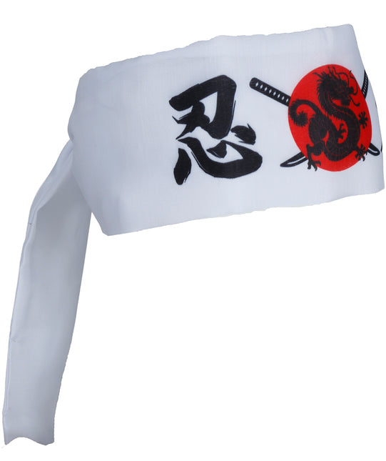 Fascia da Karate Bianco Rosso