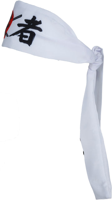 Fascia da Karate Bianco Rosso