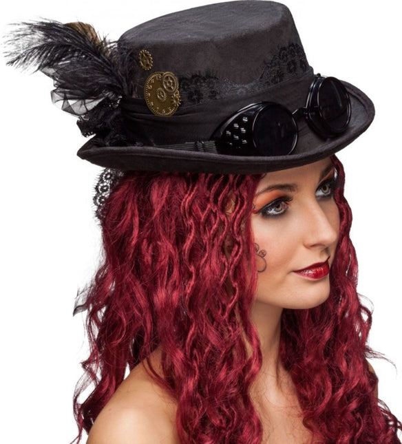 Cappello Steampunk con vetro