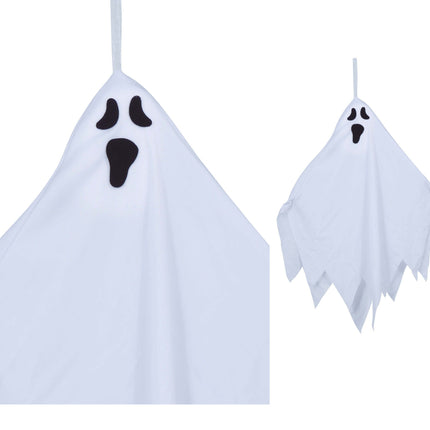 Decorazione appesa di Halloween Fantasma con luce 70 cm