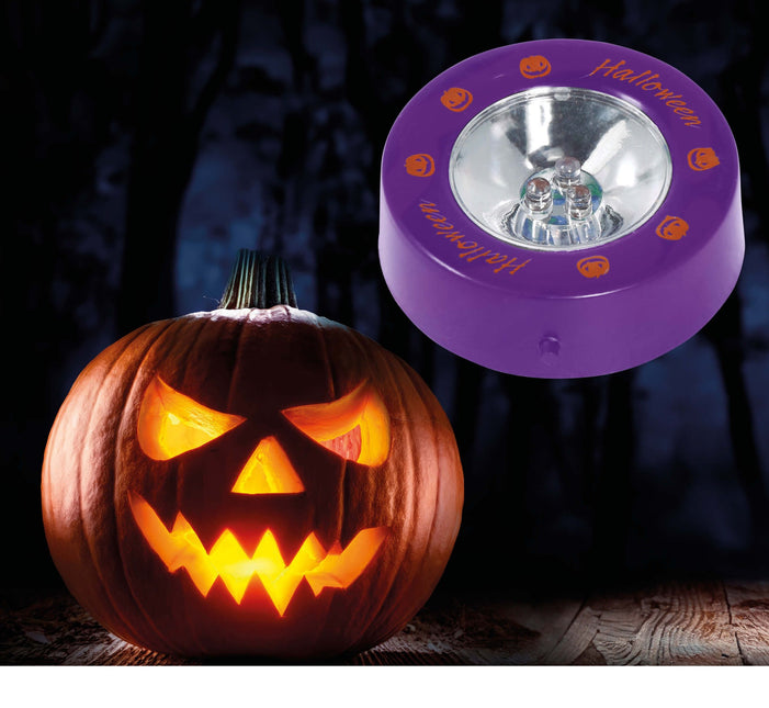 Luci a led di Halloween Zucca illuminata 6,6 cm