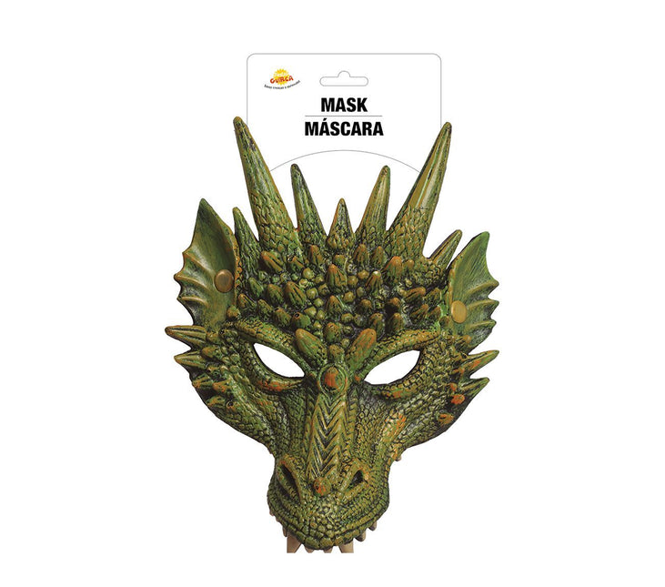 Mezza maschera da drago per Halloween