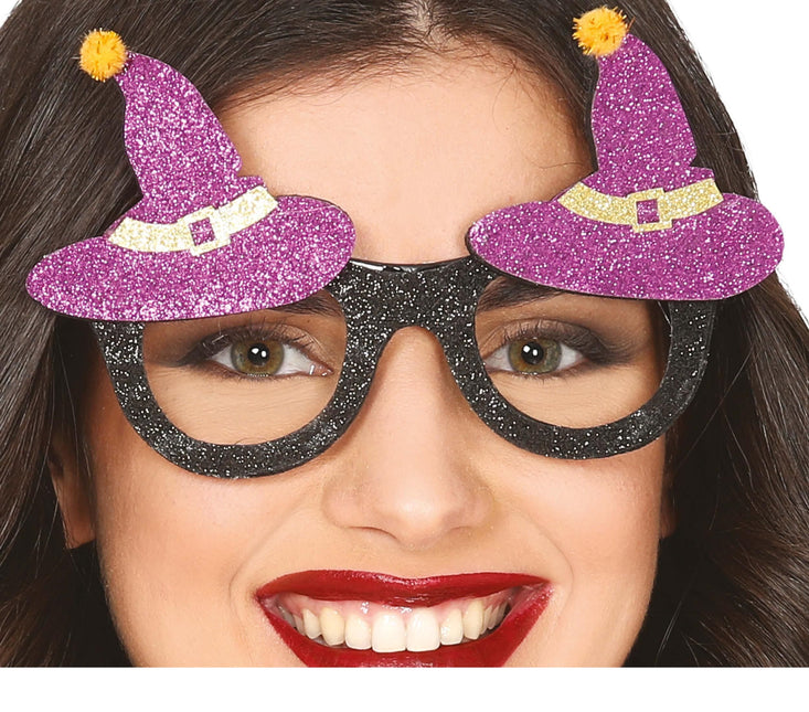 Cappello Occhiali Halloween Glitterato