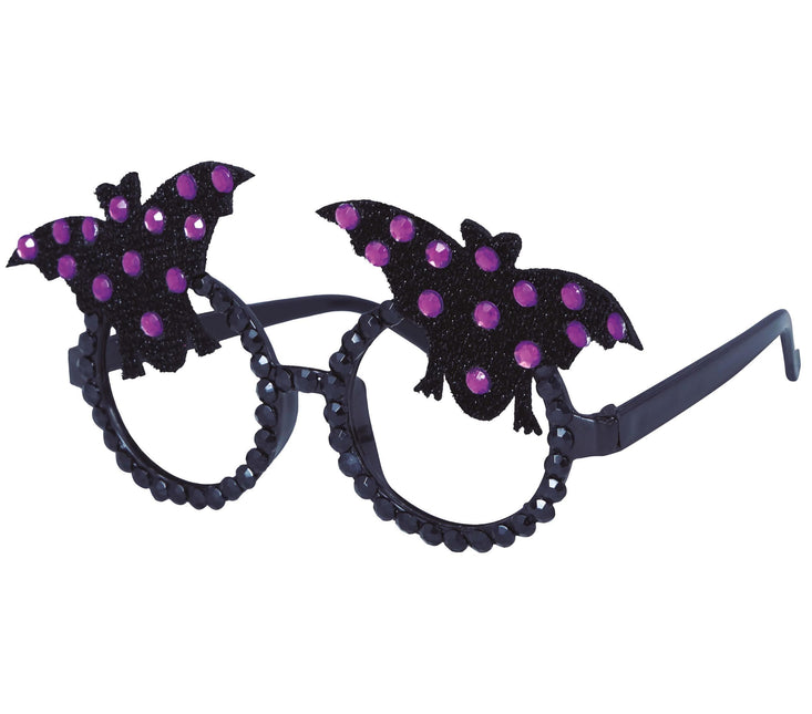Occhiali Halloween Pipistrello Glitterati